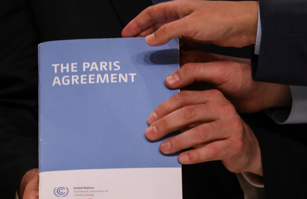 Paris Agreement binds countries to do carbon trading for offsetting their emissions